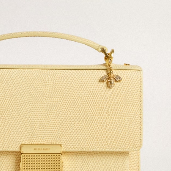 NWT Golden Goose Bee-shaped charm in gold-colored brass with crystals - Picture 4 of 7